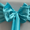 Aqua Satin Sash 18cm
