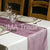 Aubergine Organza Table Runner