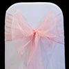 BLUSH PINK ORGANZA SASH 23cm