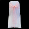 BLUSH PINK ORGANZA SASH 23cm