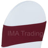 Burgundy Plain Spandex Lycra Band