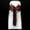 BURGUNDY SATIN SASH