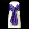 Cadbury Purple Taffeta Sashes