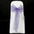 Cadburys purple flocked organza sashes'