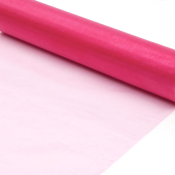 Cerise Organza Fabric Roll 70cm X 10m