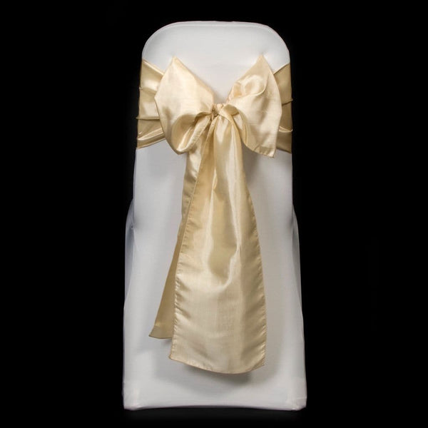 Champagne Gold Taffeta Sash