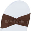 Chocolate Ruffled Spandex Lycra Band