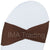 Chocolate Ruffled Spandex Lycra Band