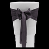 Dark Purple Crushed Taffeta Sash