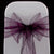 DARK PURPLE ORGANZA SASH 23cm
