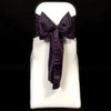DARK PURPLE SATIN SASH