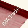 Deep Red Organza Fabric Roll 29cm X 25m