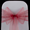 DUSTY PINK ORGANZA SASH 23cm