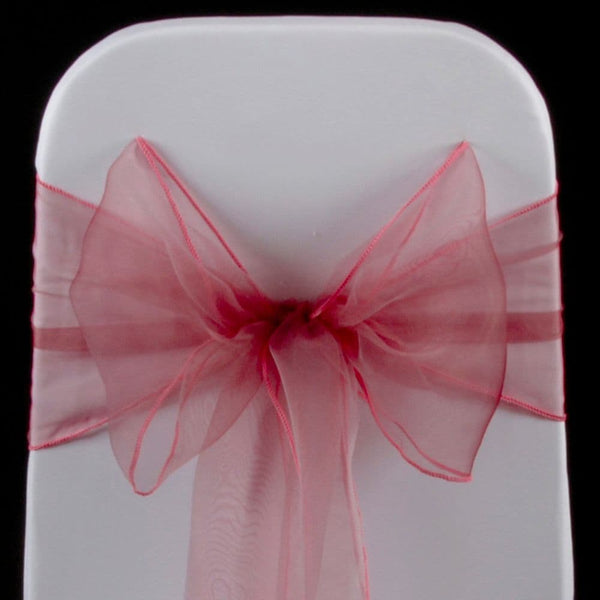 DUSTY PINK ORGANZA SASH 23cm
