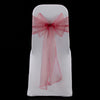 DUSTY PINK ORGANZA SASH 23cm