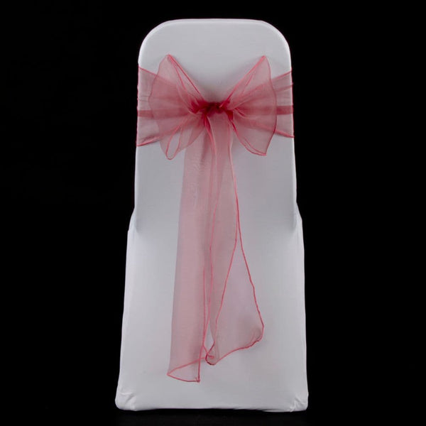 DUSTY PINK ORGANZA SASH 23cm