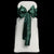 EMERALD GREEN SATIN SASH