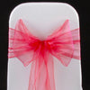 FUCHSIA ORGANZA SASH 23cm - BUNDLE DEAL 100 SASHES