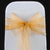GOLD ORGANZA SASH 23cm