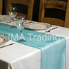 Green Teal Organza Table Runner