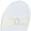 Ivory Buckle Spandex Lycra Band