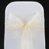 IVORY ORGANZA SASH 23cm