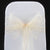 IVORY ORGANZA SASH 23cm