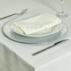 IVORY ROUND TABLE CLOTH 275cm / 108" round (5' table)