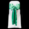 KELLY GREEN SATIN SASH