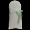 Mint Organza Chair Cover Sash 35cm