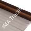 Mocha Brown Organza Fabric Roll 29cm X 25m