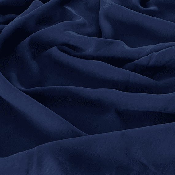 Navy Blue Chiffon Vertical Drape (pack Of 5)