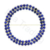 Navy Diamante buckles / brooches