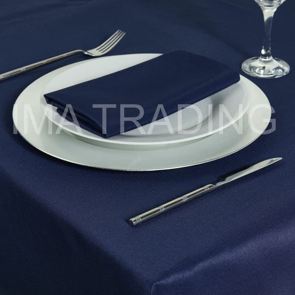 NAVY TABLECLOTH 137 cm x 137 cm / 54" x 54"