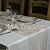 Nude Organza Table Runner