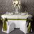 Olive Green Taffeta Border Organza Overlay