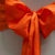 Orange Satin Sash 18cm