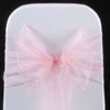 PALE PINK ORGANZA SASH 23cm