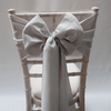 Pale Silver Crepe Sash