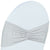 Pale Silver Ruffled Spandex Lycra Band