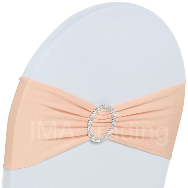 Peach Buckle Spandex Lycra Band