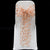 Peach flocked organza sashes*