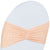 Peach Ruffled Spandex Lycra Band