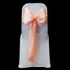 PEACH SATIN SASH