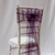 Plum Organza Sash 23cm