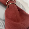 Premium Copper Rust soft-Feel Linen Runner