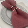 Premium Dusty Pink soft-Feel Linen Runner