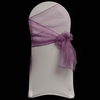 Purple Majesty Organza Chair Cover Sash 35cm