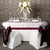 Purple Taffeta Border Organza Overlay