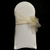 Sandstone Organza Chair Cover Sash 35cm